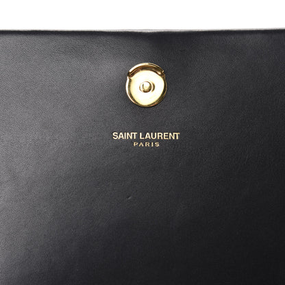 Saint Laurent Smooth Calfskin Medium Classic Monogram Kate Tassel Satchel Black 9 of 10