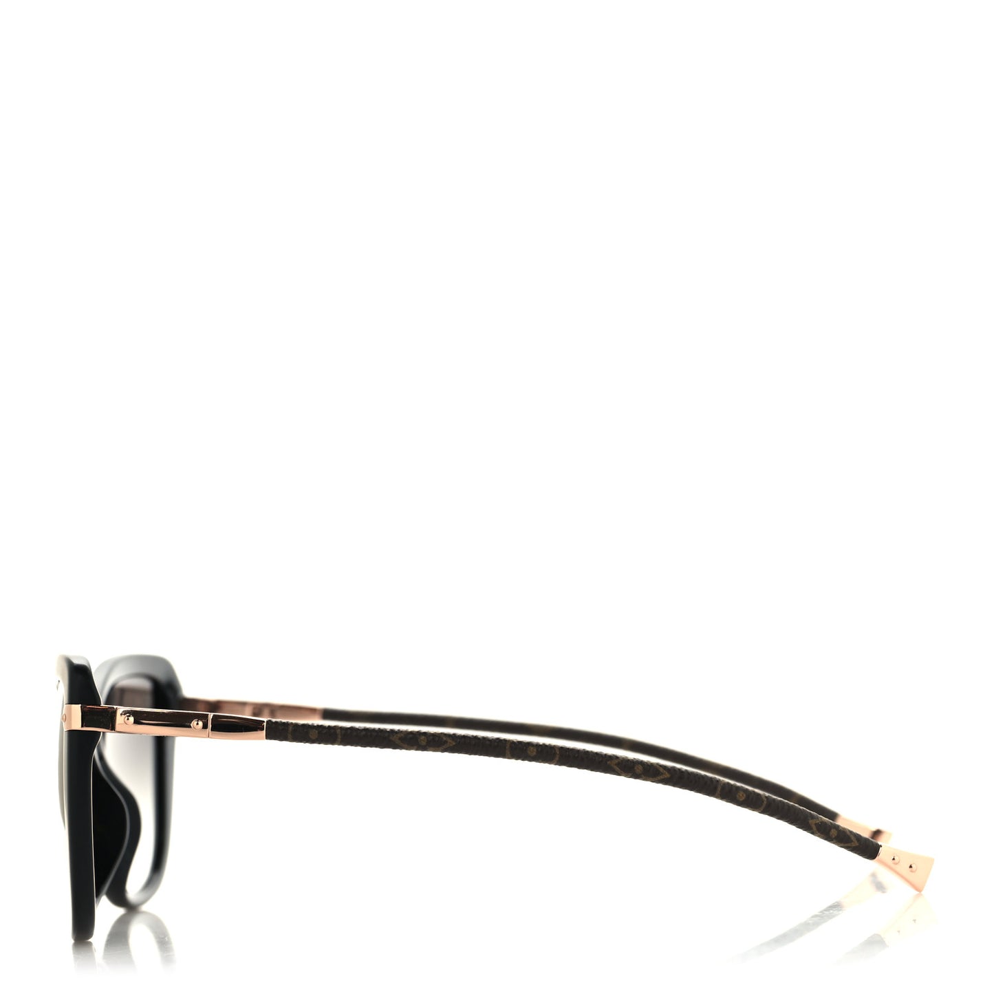 Monogram Acetate Charlotte Sunglasses Z0781E Black