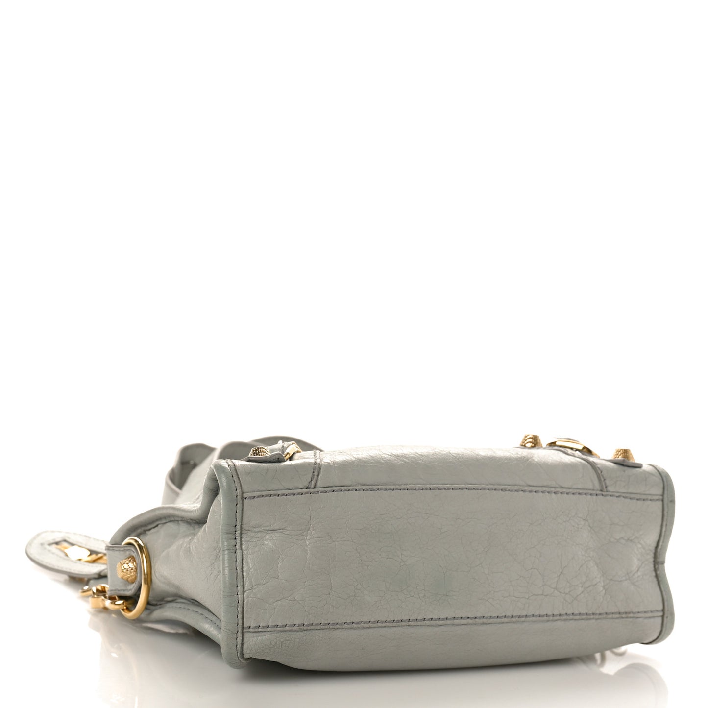 Agneau Giant 12 Gold Hardware Mini City Gris Melange