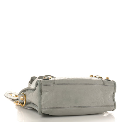 Balenciaga Agneau Giant 12 Gold Hardware Mini City Gris Melange 4 of 19
