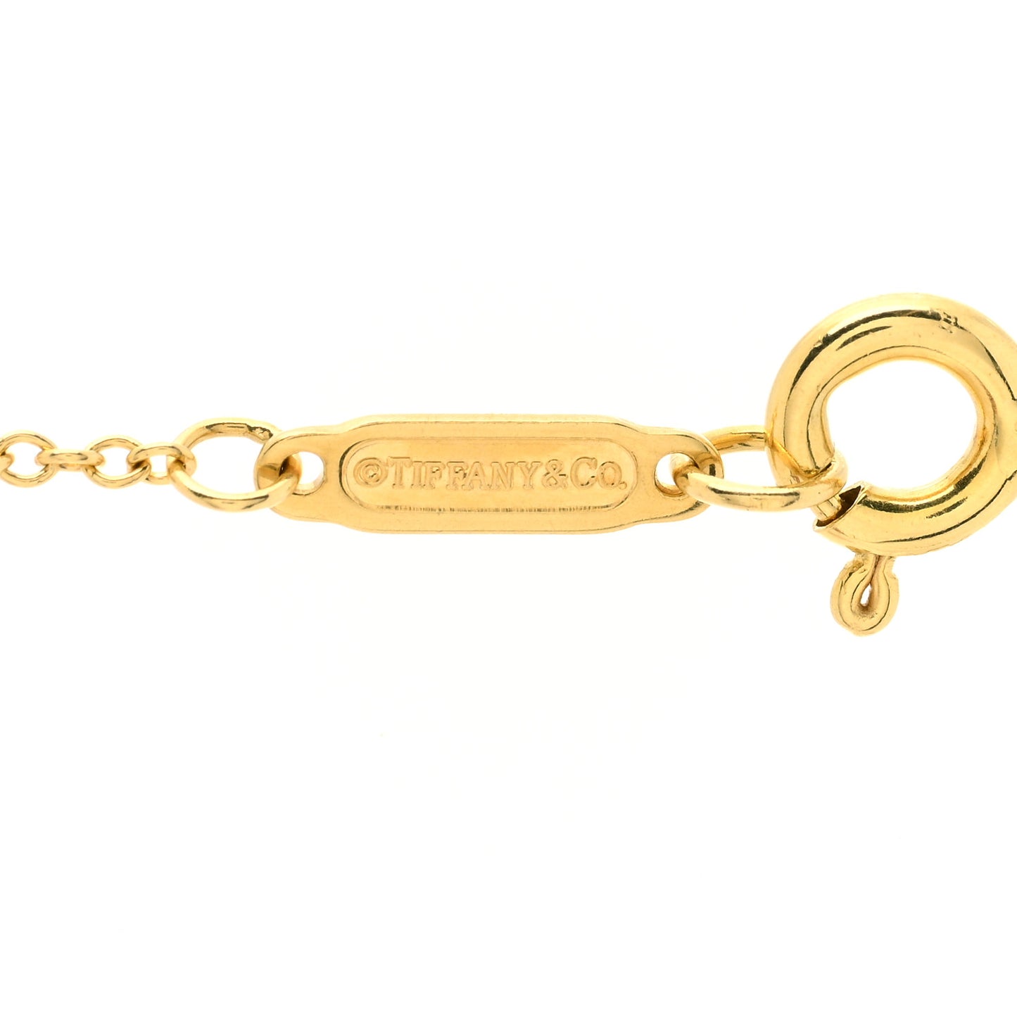 18K Yellow Gold 1837 Interlocking Circles Pendant Necklace
