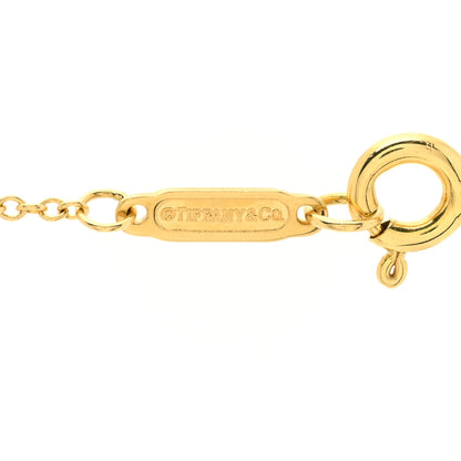 Tiffany 18K Yellow Gold 1837 Interlocking Circles Pendant Necklace 5 of 5