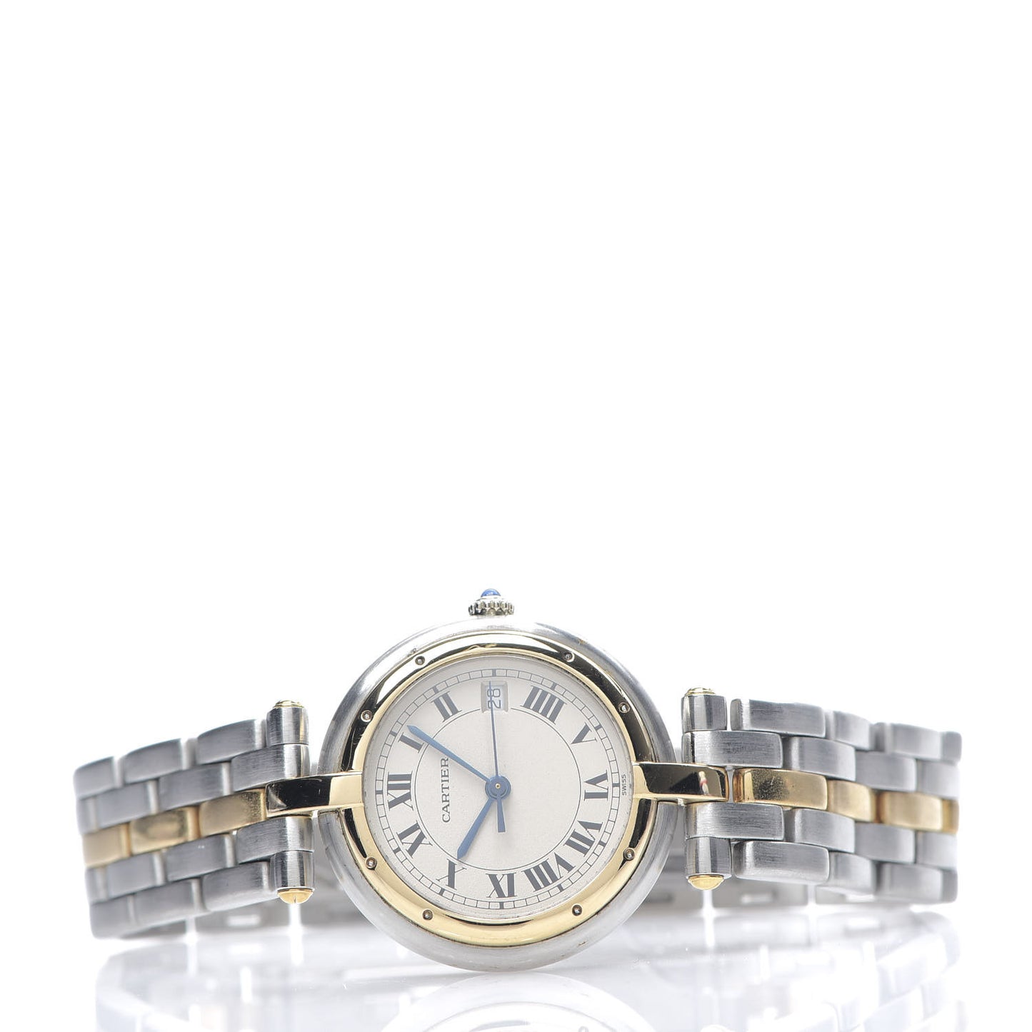 Stainless Steel 18K Yellow Gold 29mm Panthere Vendome Quartz Watch