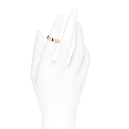 Cartier 18K Pink Gold Diamond 4mm LOVE Wedding Band Ring 48 4.5 2 of 5
