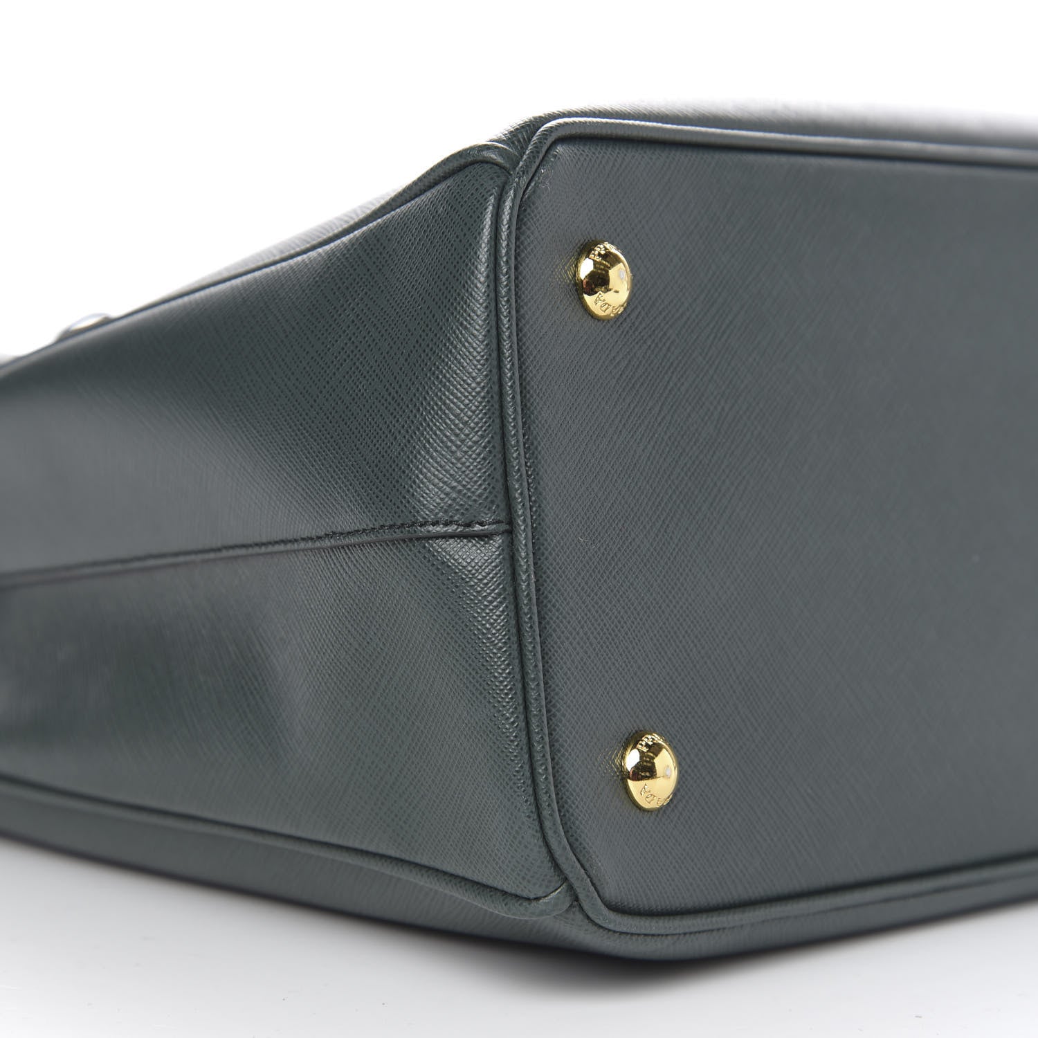 Prada Saffiano Lux Small Tote Smeraldo 7 of 9