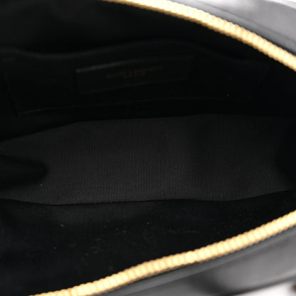 Saint Laurent Lambskin Matelasse Monogram Mini Loulou Camera Bag Black 5 of 10