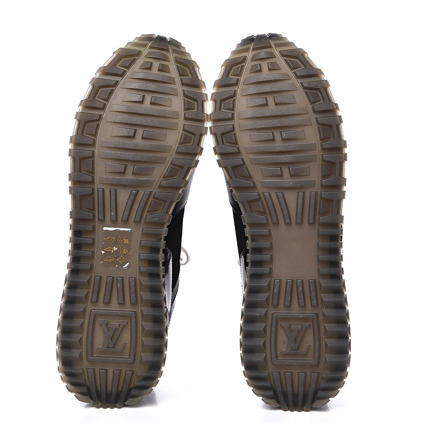 Calfskin Run Away Sneakers 39 Black