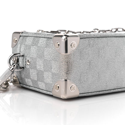 Louis Vuitton Damier Glitter Mini Soft Trunk Silver 8 of 9