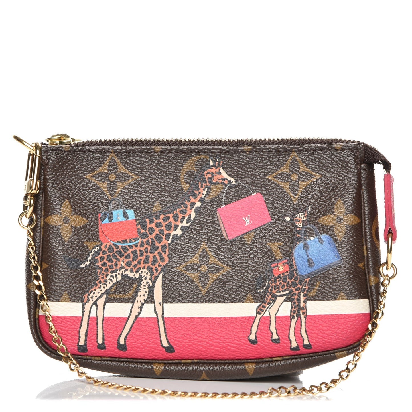 Monogram 2017 Christmas Animation Mini Pochette Accessories