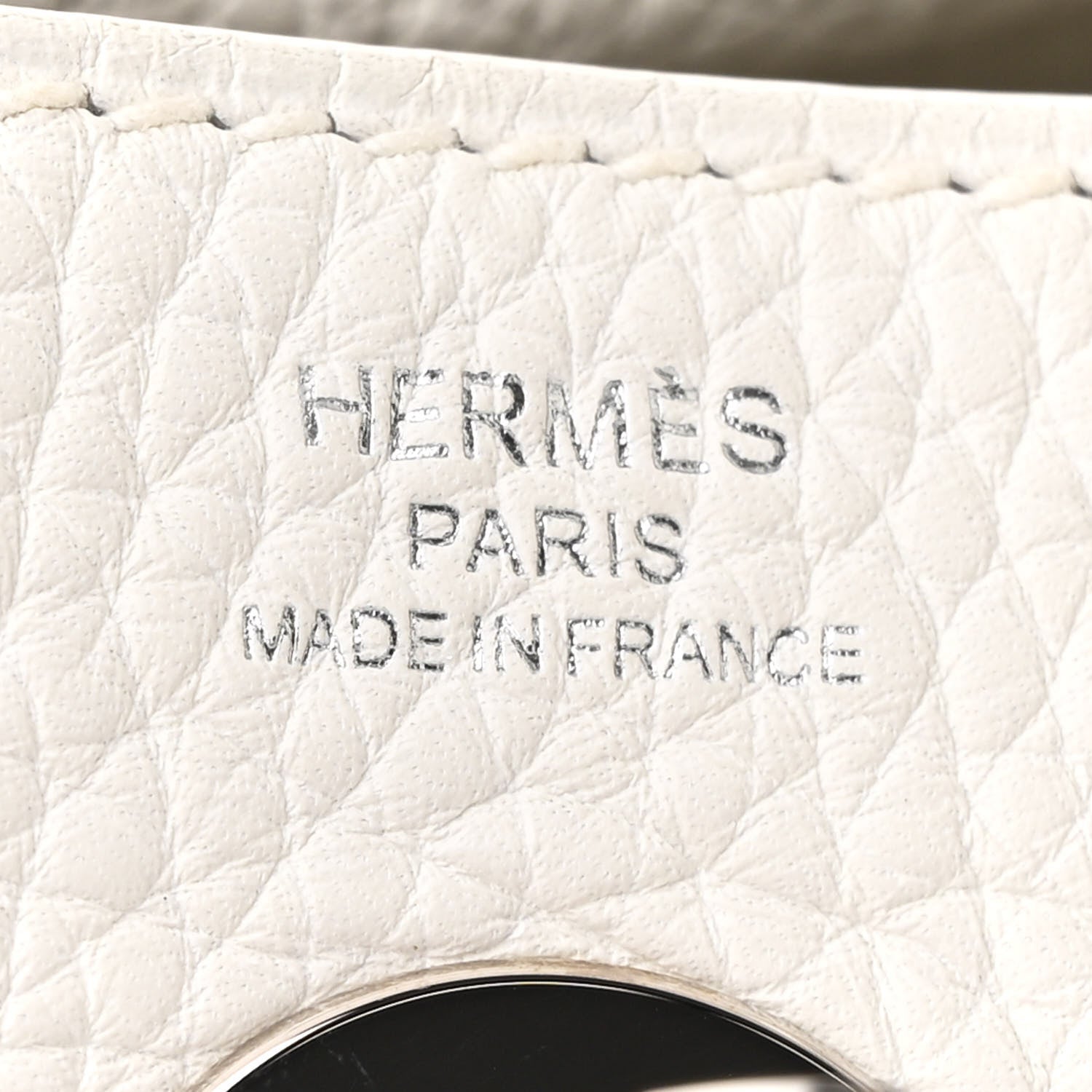 Hermes Taurillon Clemence Lindy 26 White 6 of 11