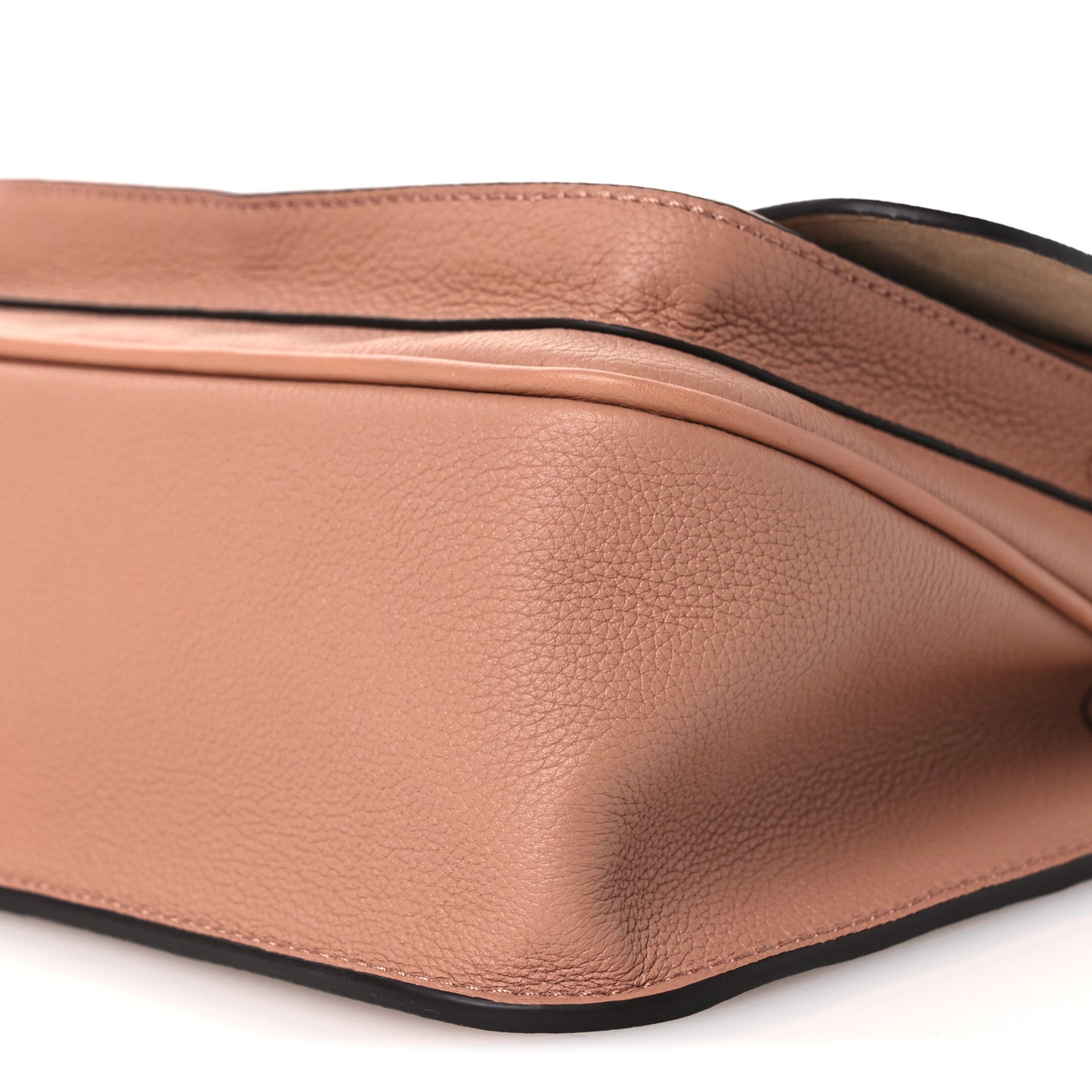 Grained Calfskin Lockme Chain Bag PM Rose Silk