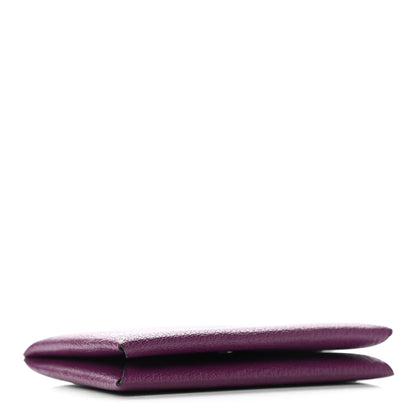 Hermes Chevre Chamkila Calvi Card Case Anemone 4 of 8