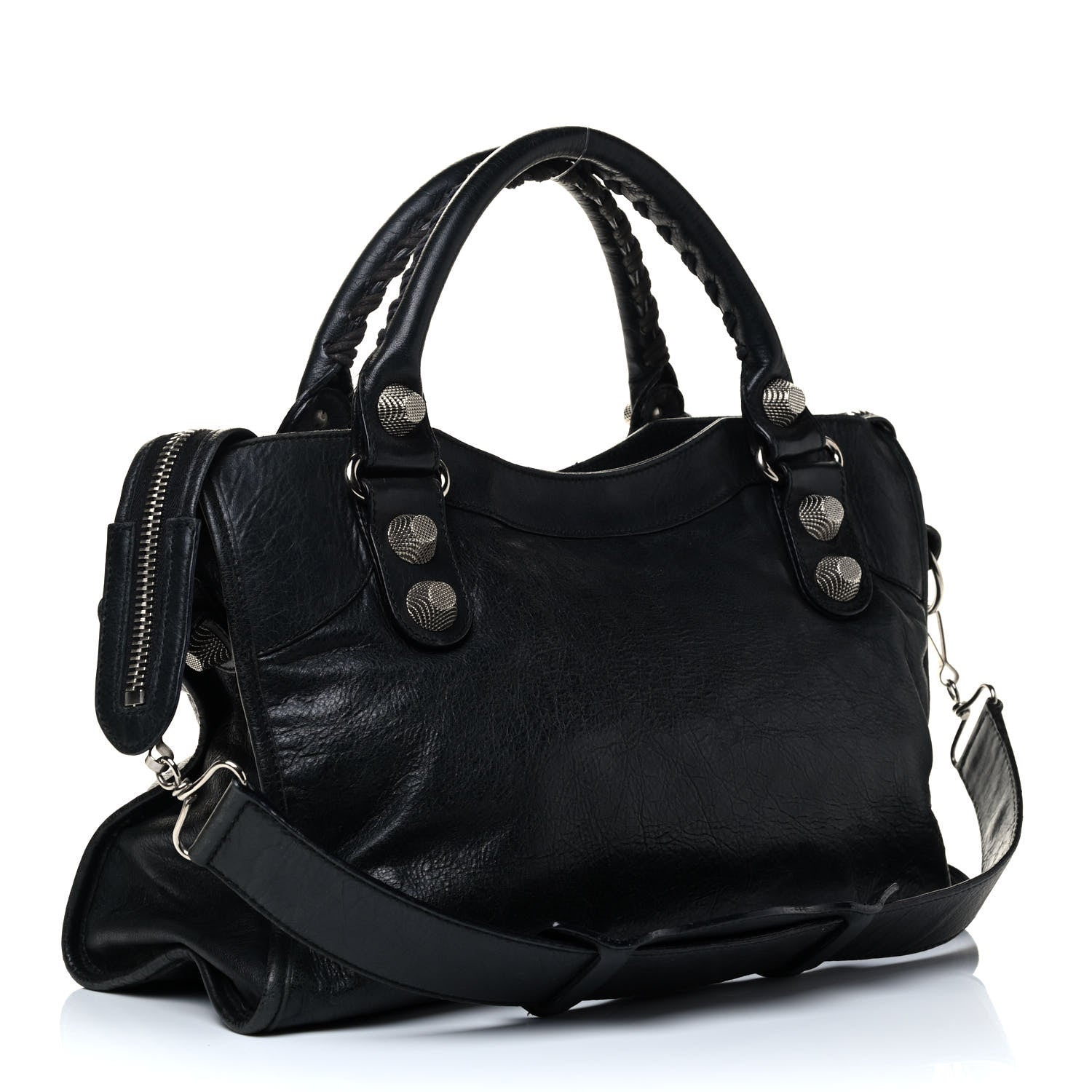 Balenciaga Agneau Giant 21 Silver Hardware City Black 2 of 4