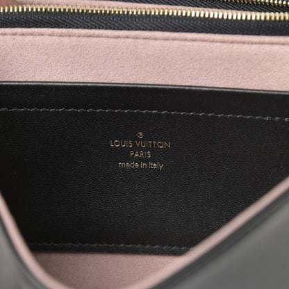 Louis Vuitton Lambskin Embossed Monogram Pochette Coussin Black 6 of 10