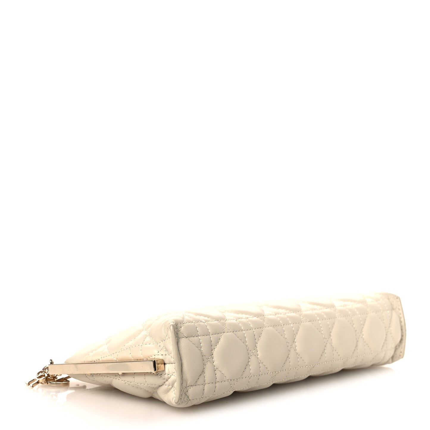 Lambskin Cannage Dior Club Bag  Dusty Ivory
