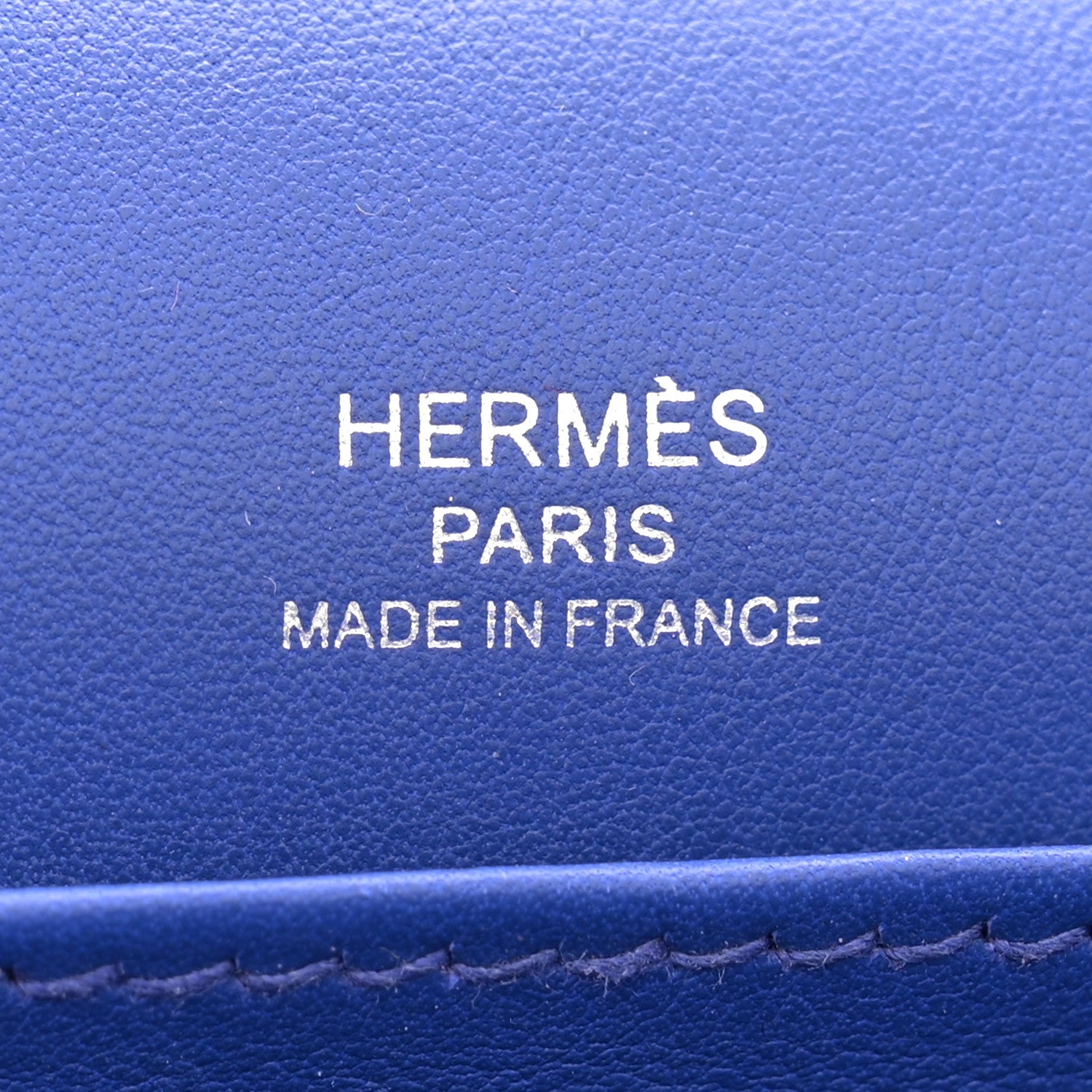 Hermes Chevre Mysore Geta Bleu Electrique 6 of 12