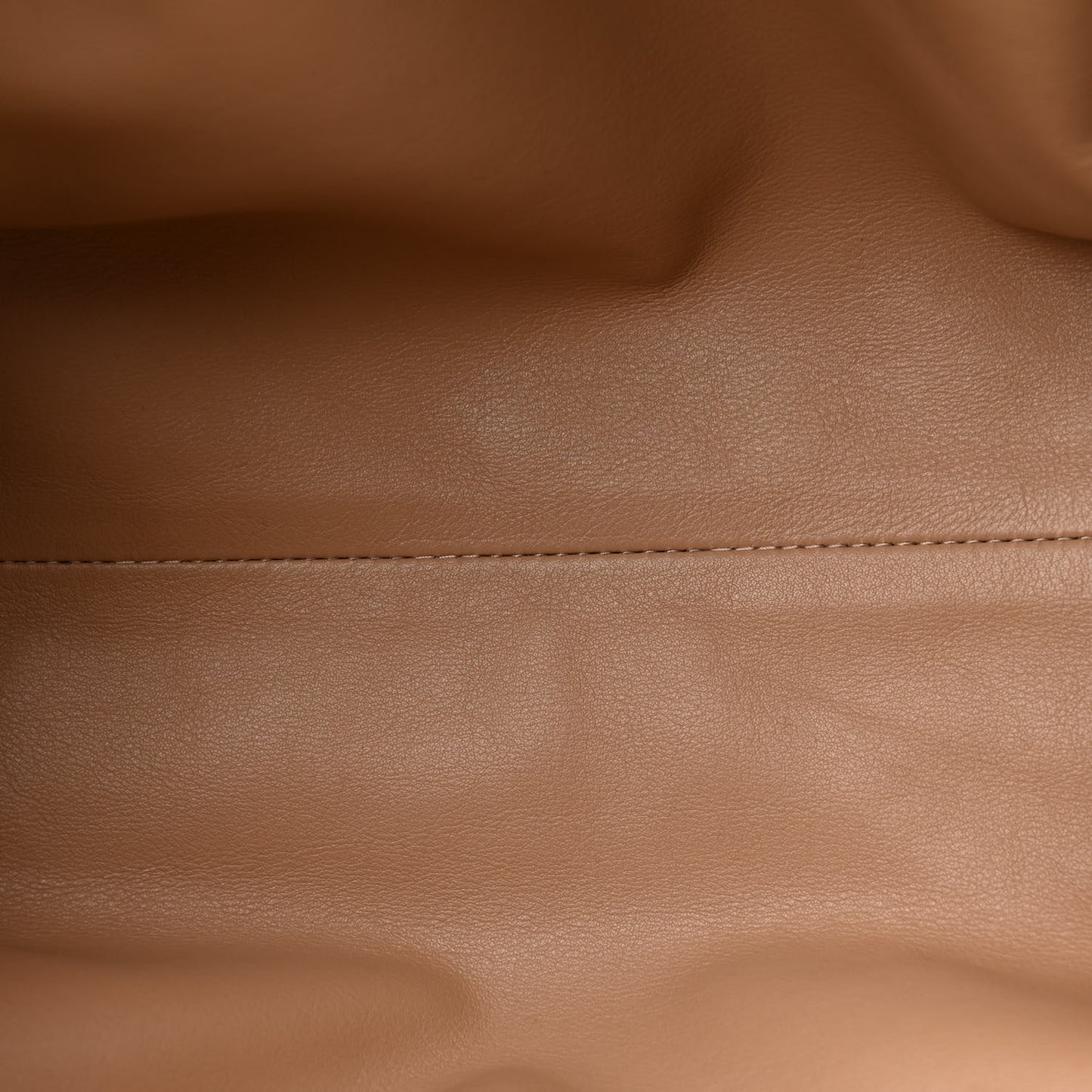 Smooth Butter Calf The Pouch Oversized Clutch Nude