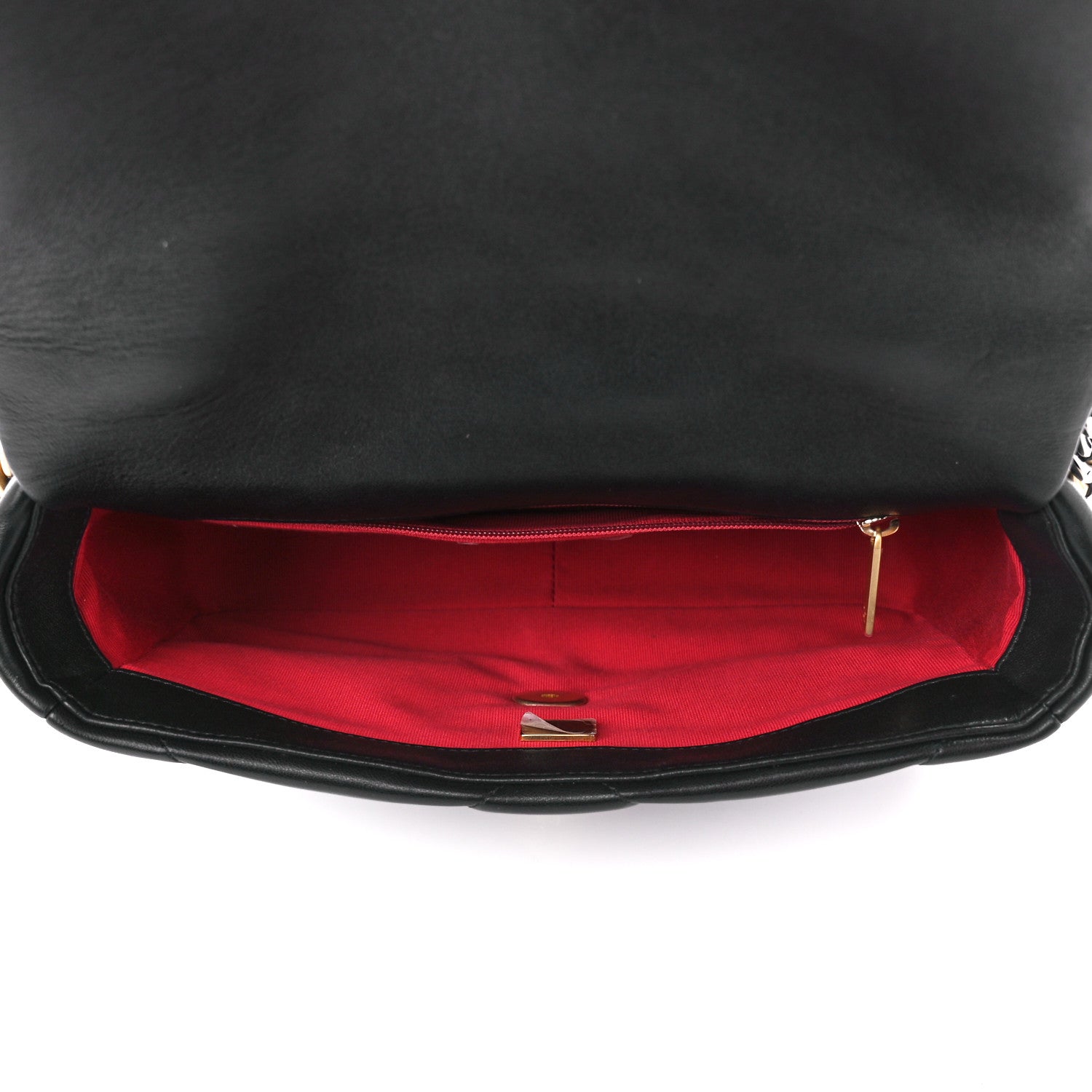 Chanel Lambskin Quilted Medium Chanel 19 Flap Black 5 of 10