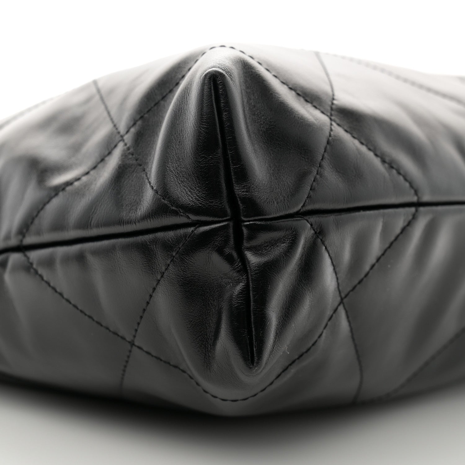 Chanel Shiny Calfskin Quilted Small Chanel 22 Black 11 of 13