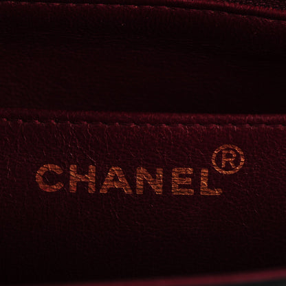 Chanel Lambskin Chevron Medium Single Flap Black 9 of 10