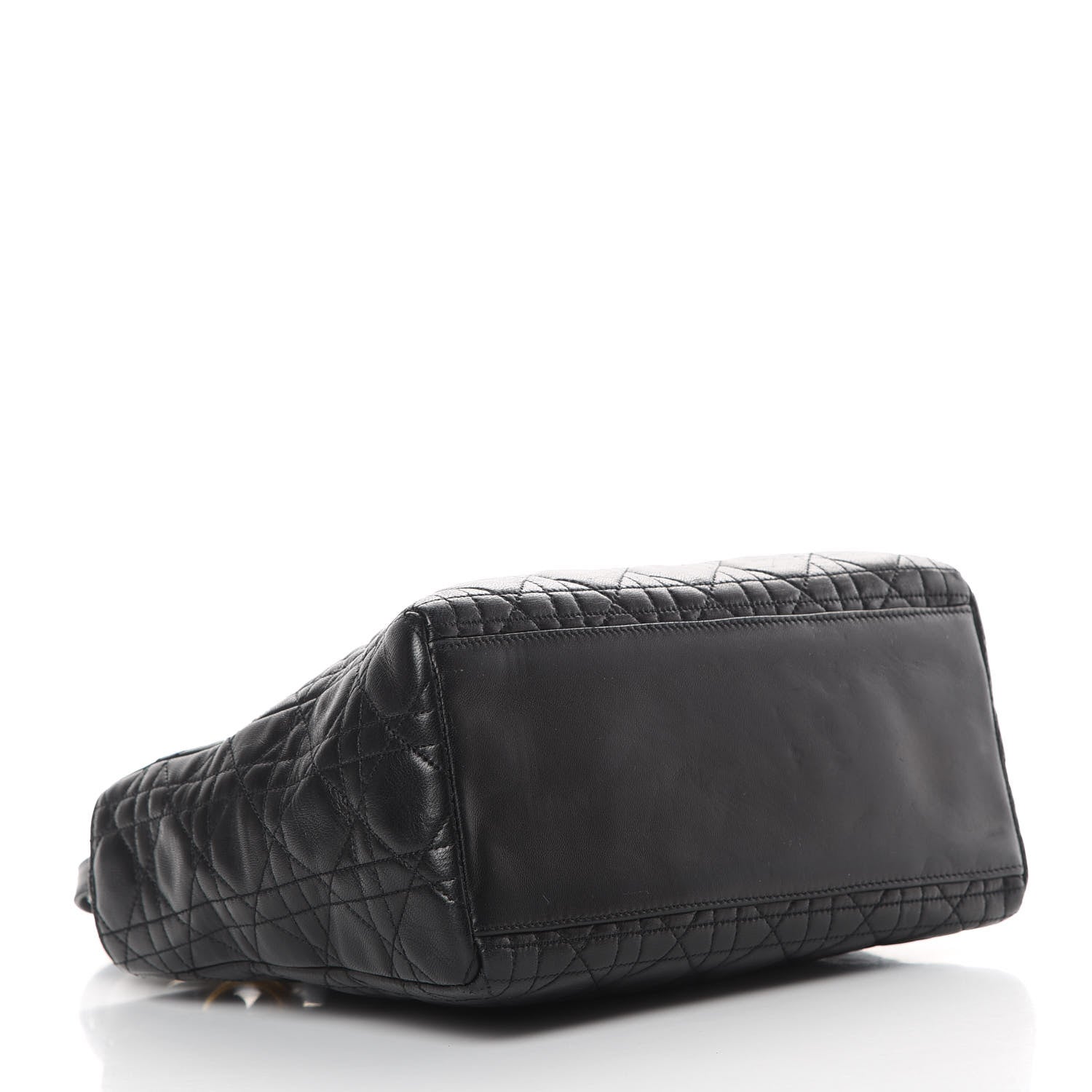 Christian Dior Lambskin Cannage Medium Lady Dior Black 4 of 15