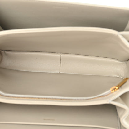 Celine Shiny Calfskin Medium Triomphe Chalk 5 of 10