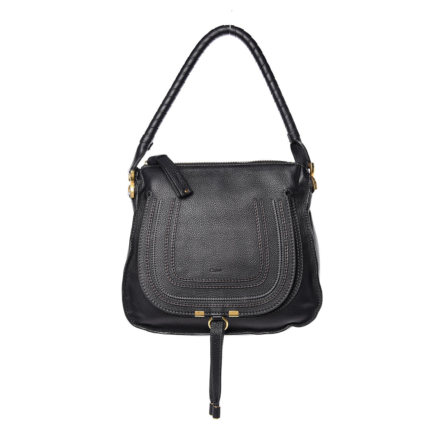 Chloe Calfskin Medium Marcie Hobo Black 1 of 9