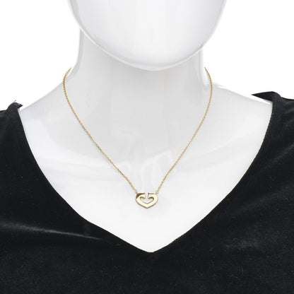Cartier 18K Yellow Gold Medium Hearts and Symbols Necklace 2 of 4