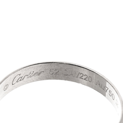 Cartier 18K White Gold Classic Trinity Ring 52 6 4 of 4