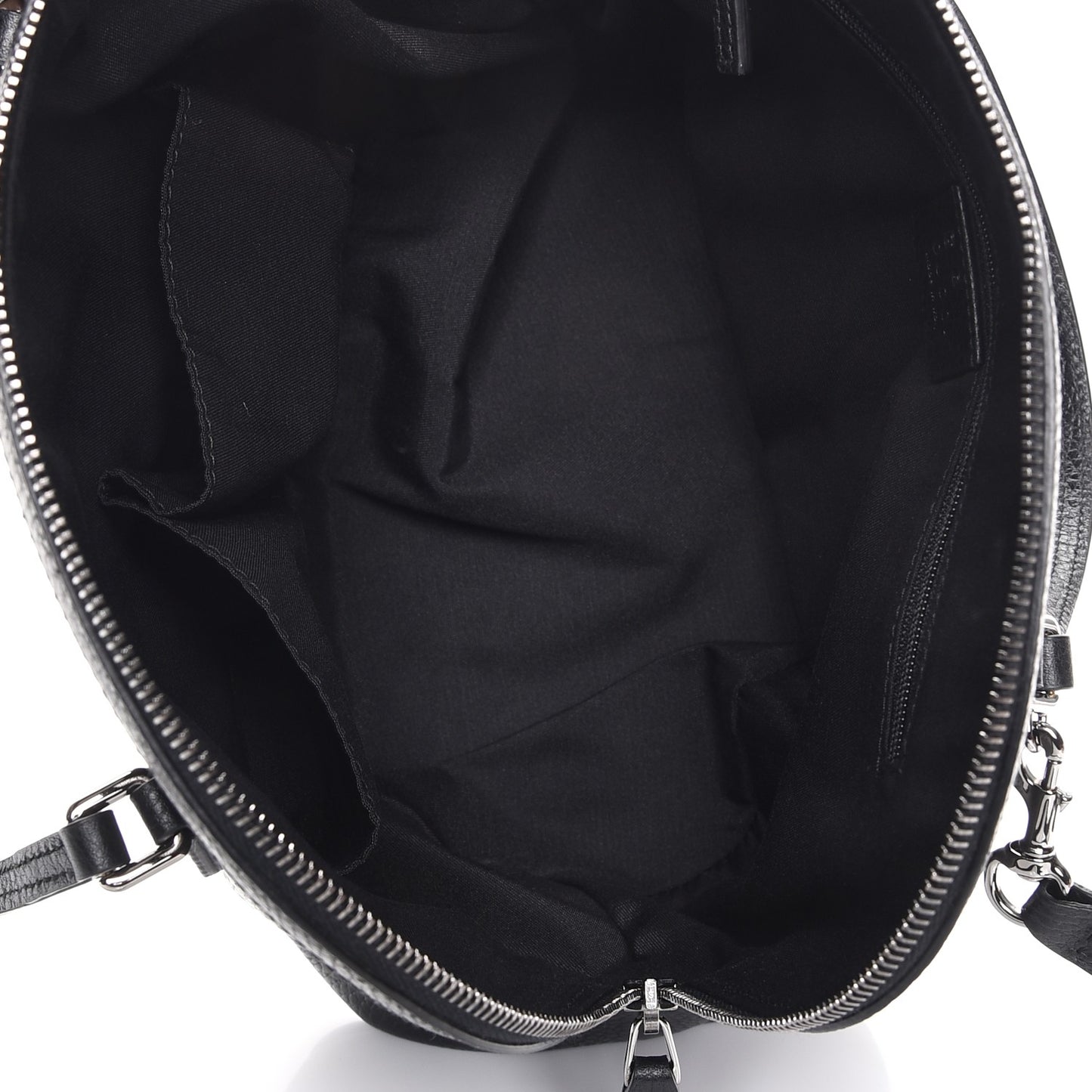 Calfskin Medium Dome Bag Black