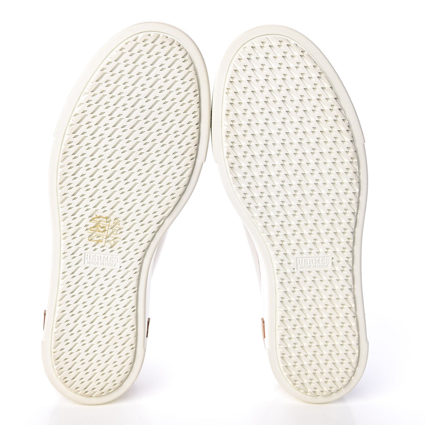 Calfskin Polo Sneakers 38.5 White