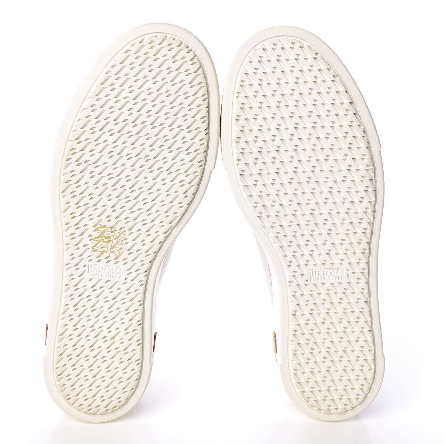 Hermes Calfskin Polo Sneakers 38.5 White 5 of 10
