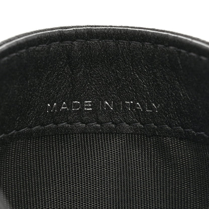 Chanel Goatskin Camellia Embossed Card Holder Grey 7 of 8