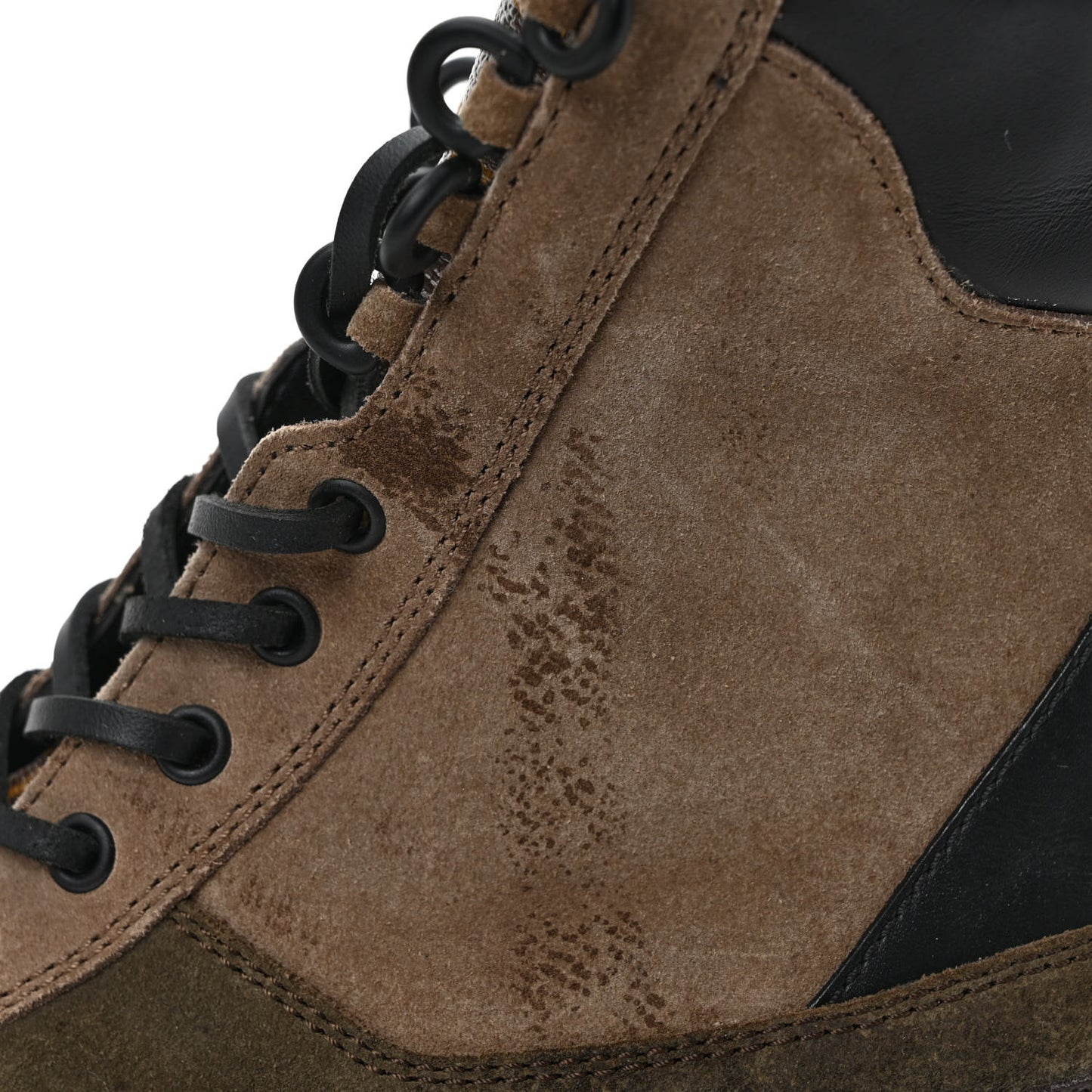 Suede Calfskin Monogram Laureate Platform Desert Boots 37 Taupe