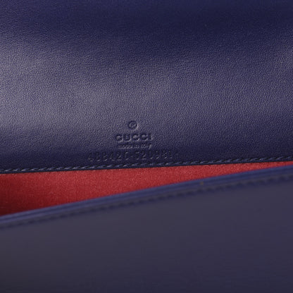 Gucci Velvet Matelasse GG Marmont Mini Bag Cobalt Blue 5 of 8
