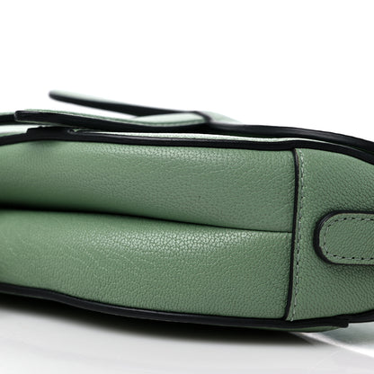 Christian Dior Calfskin Mini Saddle Bag Green 8 of 10