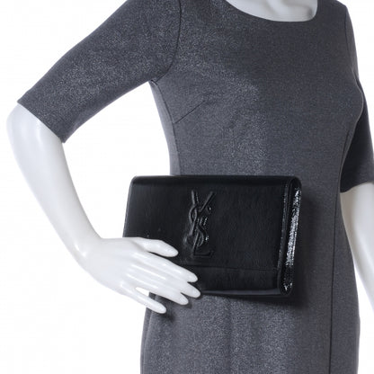 Saint Laurent Leather Belle de Jour Clutch Black 2 of 7