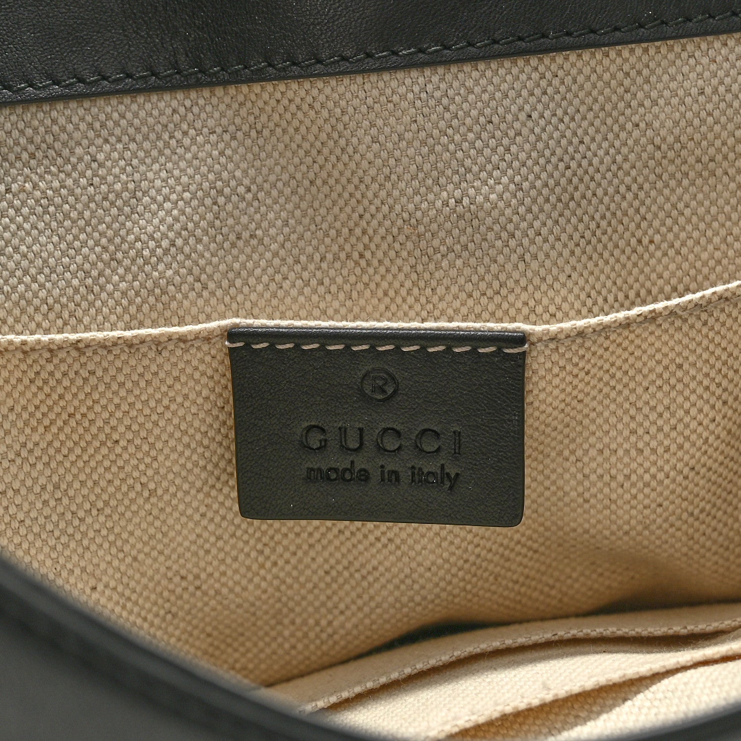 Gucci Calfskin Medium Malin Chain Backpack White Black Gold 6 of 12