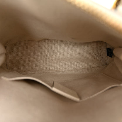 Gucci GG Supreme Monogram Azalea Calfskin Mini Horsebit 1955 Top Handle Bag Beige Ebony Mystic White 5 of 12