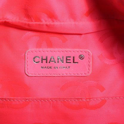 Chanel Calfskin Quilted Large Cambon Multipocket Reporter Black White 6 of 8