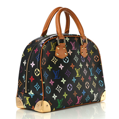 Louis Vuitton Monogram Multicolor Trouville Black 3 of 10