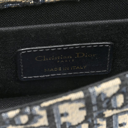 Christian Dior Oblique 30 Montaigne East West Chain Flap Bag Blue 6 of 9