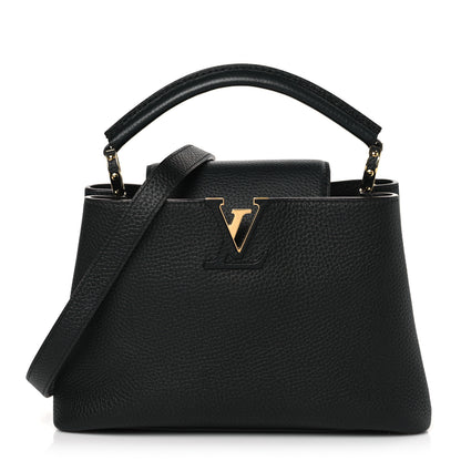 Louis Vuitton Taurillon Capucines BB Black 1 of 8