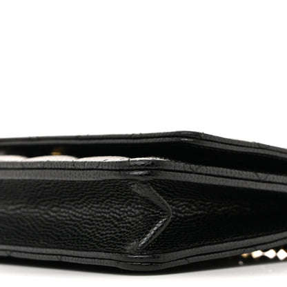 Chanel Caviar Quilted Wallet On Chain WOC Black 11 of 15