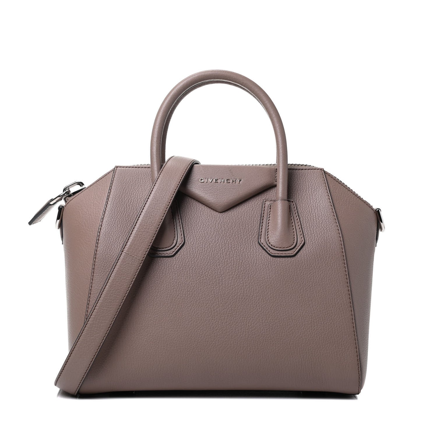 Sugar Goatskin Small Antigona Mastic