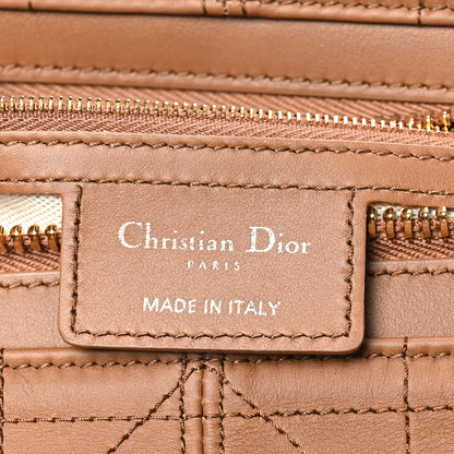 Christian Dior Calfskin Macrocannage Medium D-Journey Bag Camel 7 of 10