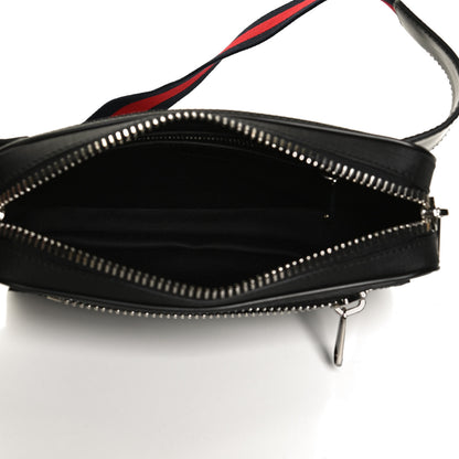 Gucci Soft GG Supreme Monogram Web Belt Bag Black Grey 5 of 12