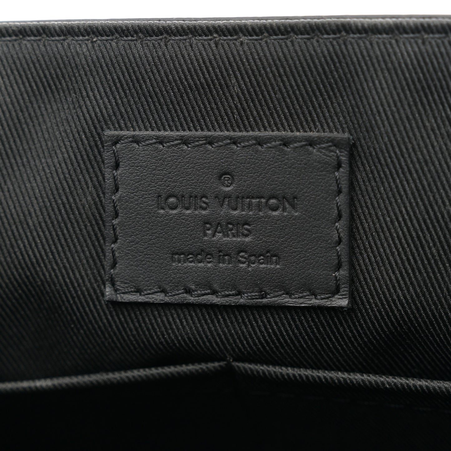 Calfskin Aerogram Takeoff Messenger Black