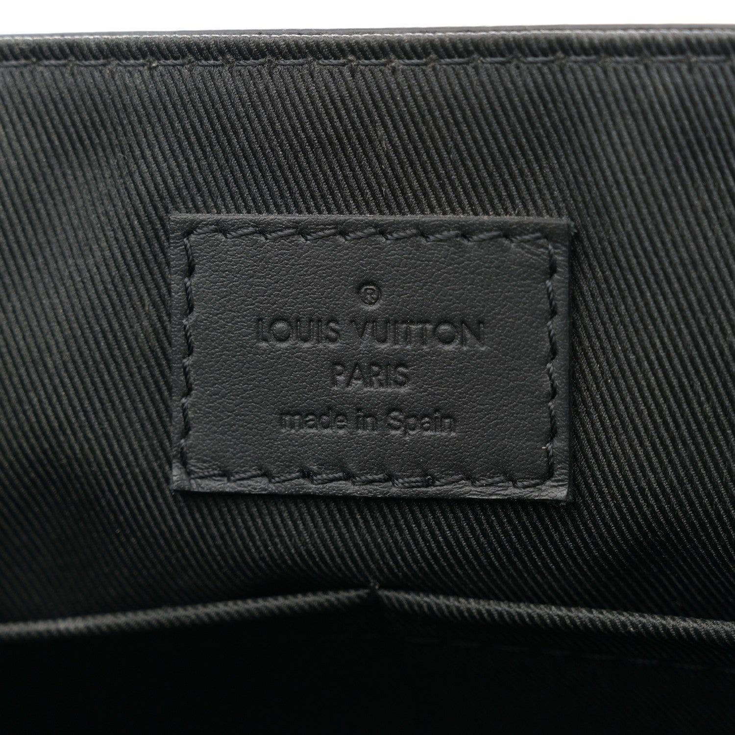 Louis Vuitton Calfskin Aerogram Takeoff Messenger Black 6 of 10