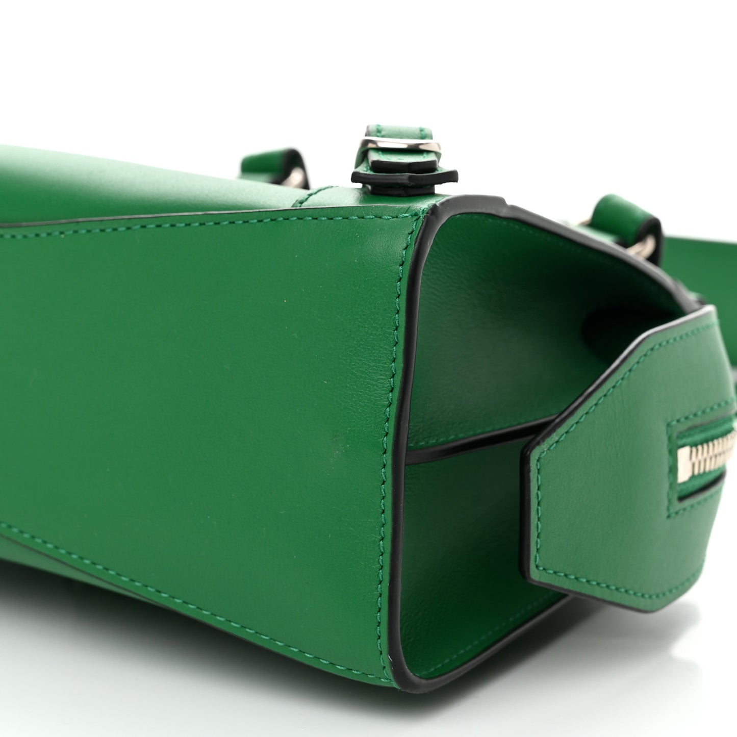 Smooth Calfskin Neo Classic Silver Hardware Mini City Grass Green